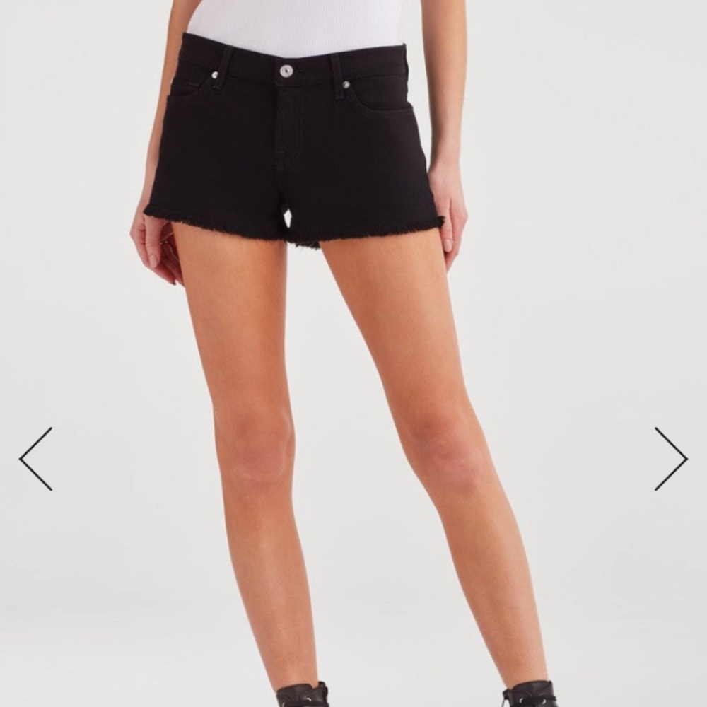 7 for all mankind jean short distressed jean short
